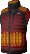 Mens Heated Vest With Battery Pack Included - Lightweight Quilted