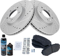 Front Performance Brake Pad & Rotor Kit Compatible with Mazda CX-7