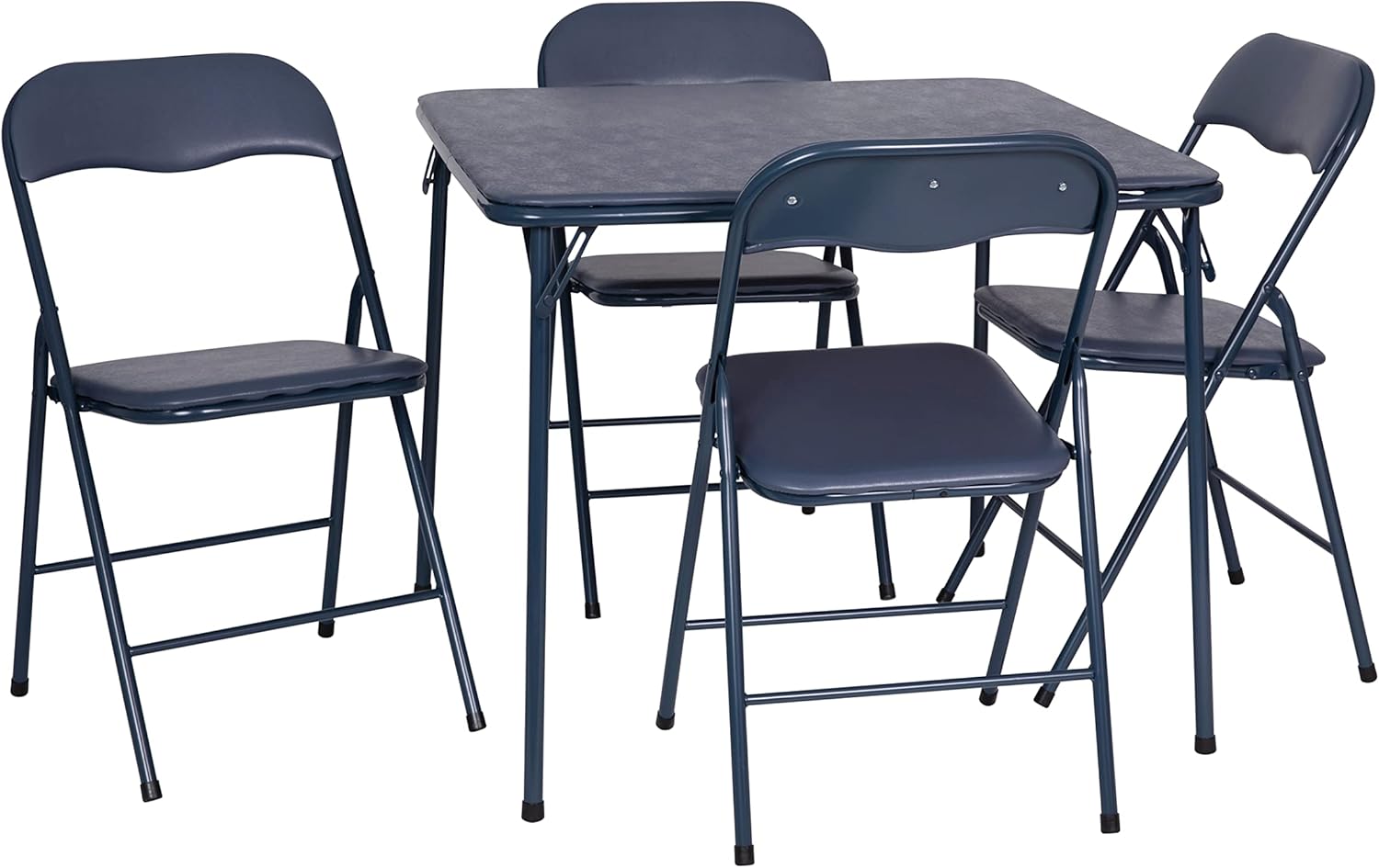 Flash Furniture Madison 5-Piece Folding Card Table and Chairs Set