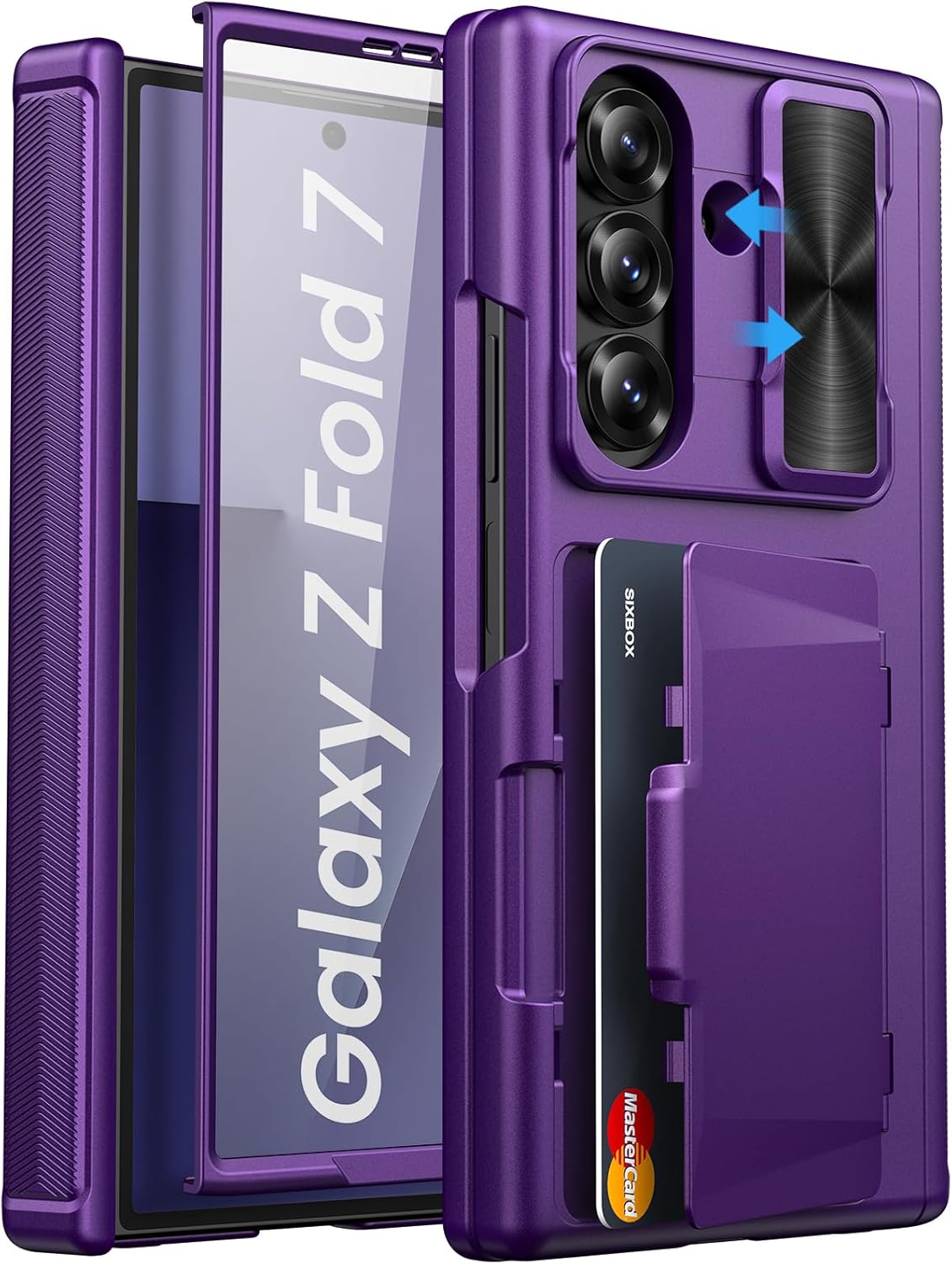 Samsung Galaxy Z Fold 7 Wallet Case with Hinge Protection & More