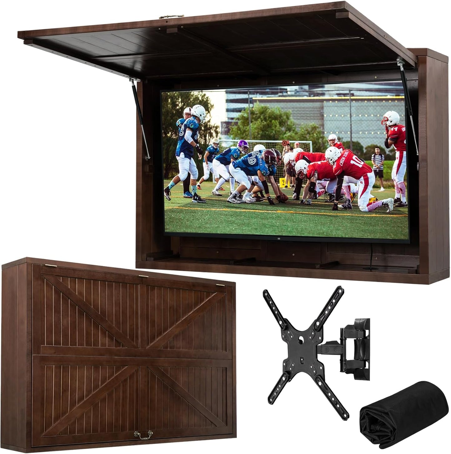 Outdoor TV Enclosure for 32-55 Inch TVs - Weatherproof Case
