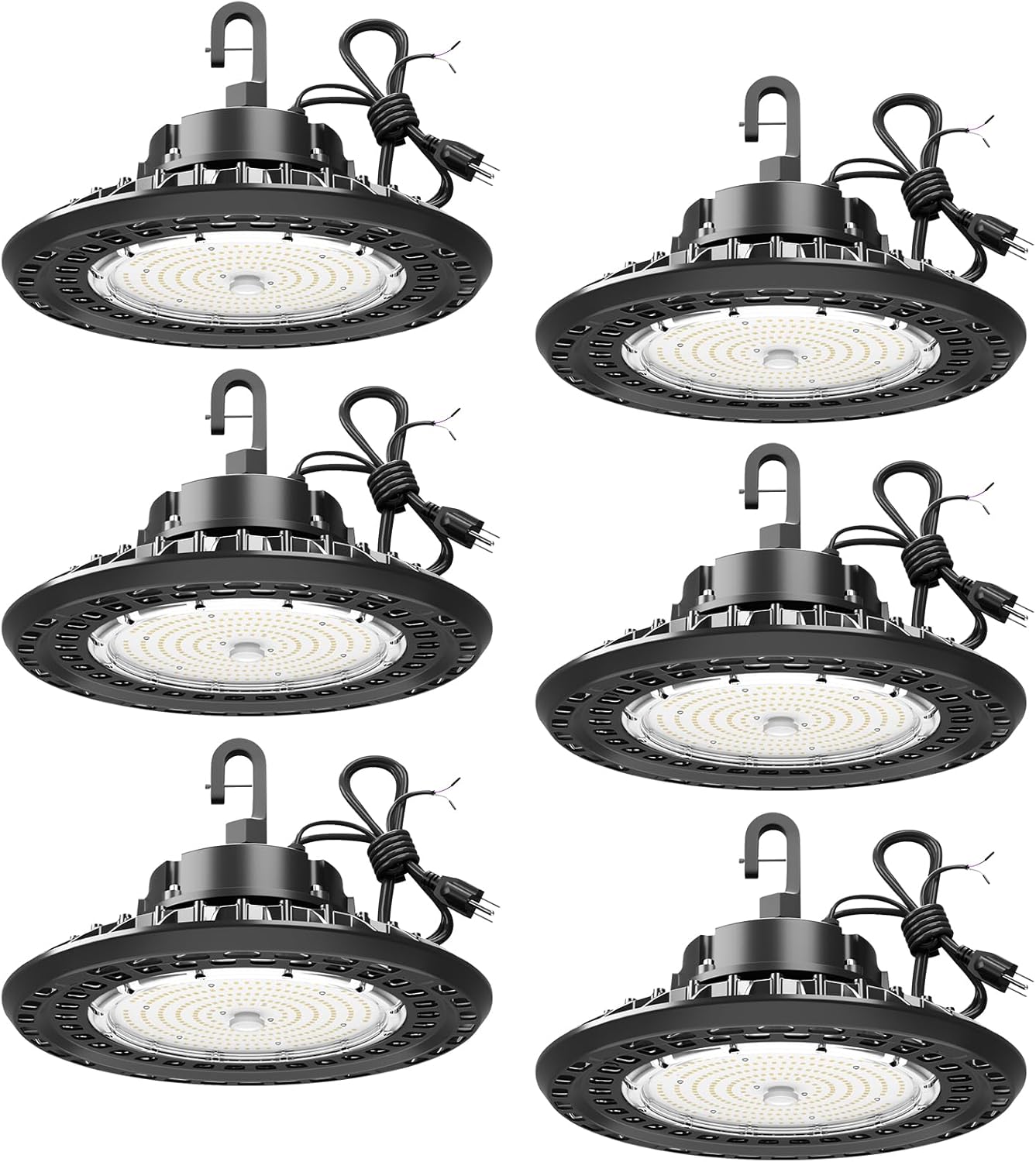 YXL 150W High Bay LED Shop Lights - Super Bright 22500LM