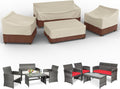 Gasadar Patio Furniture Cover Set 4 Piece - Heavy Duty Waterproof