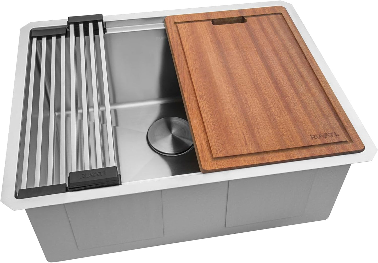 Ruvati 24-inch Undermount Rounded Corner Workstation Sink
