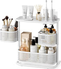 3-Tier Rotating Bathroom Organizer - Space-Saving Counter Tray