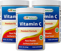 Best Naturals 100% Pure Vitamin C Powder 3 lb Pack - Pure Ascorbic