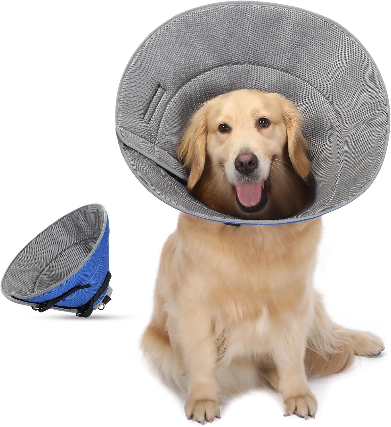 PETTOM Soft Dog Cone Collar for Recovery and Comfort in Dogs