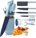 Knife Set 7-Piece Kitchen Knife Set with Block - Sharp, Organized