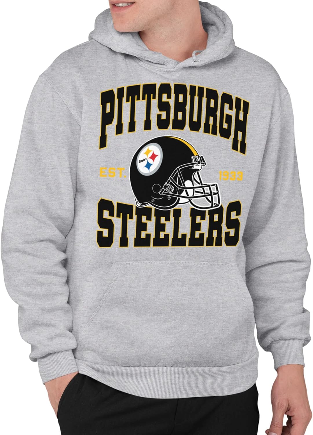 Pittsburgh Steelers Unisex Adult Pullover Hoodie - NFL Apparel