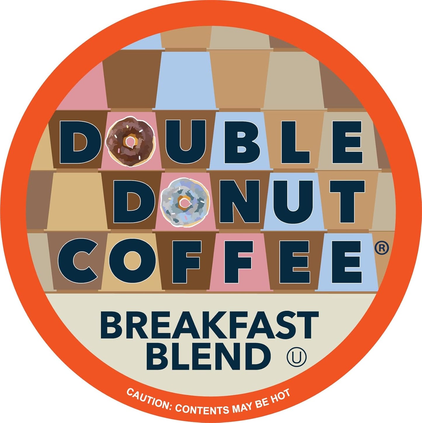 Double Donut Coffee Breakfast Blend Pods for Keurig Machines