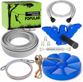 X XBEN Zip line Kit for Backyard - 75ft Zipline for Kids and Adults