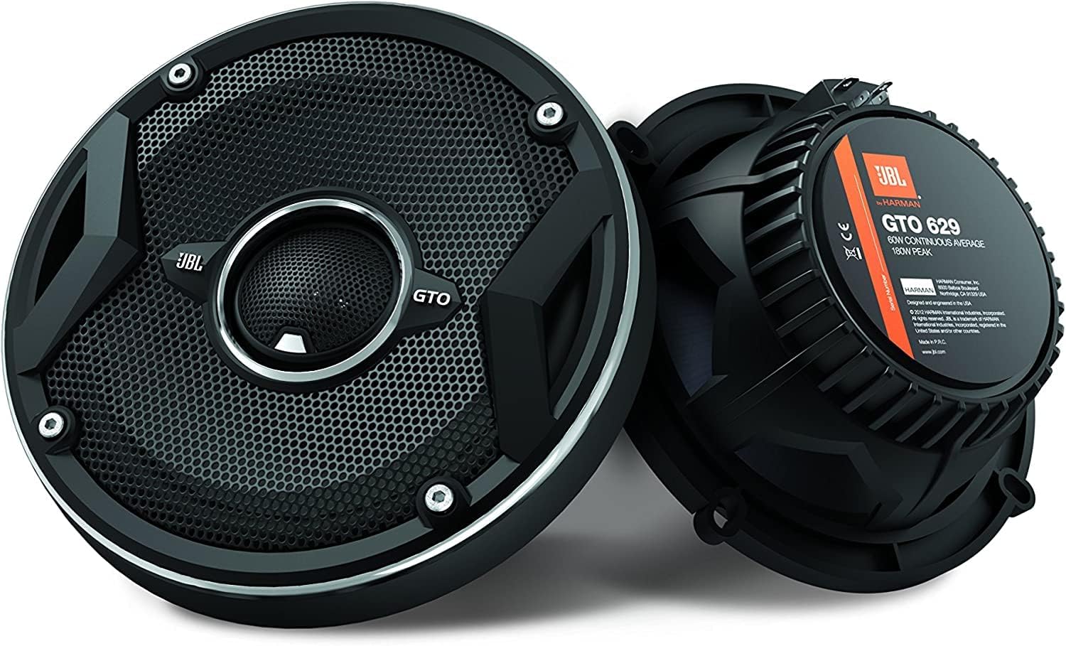 JBL GTO629 6.5ft' Coaxial Car Audio Speakers with Alpha Bundle