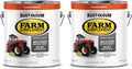 Rust-Oleum Farm & Implement Enamel Paint Gallon 2-Pack - Kubota Orange
