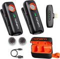 Wireless Lavalier Microphone for iPhone iOS - Reliable 48 kHz Audio
