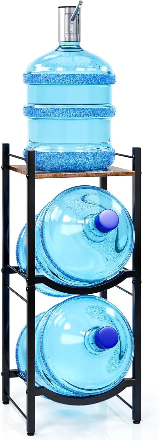 5 Gallon Water Jug Holder - Space-Saving Rack for Home Office