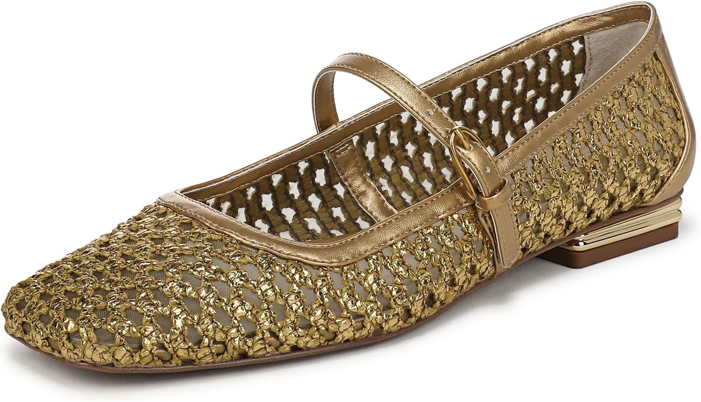 Franco Sarto womens Genova Mary Jane Flats with Comfort Technology