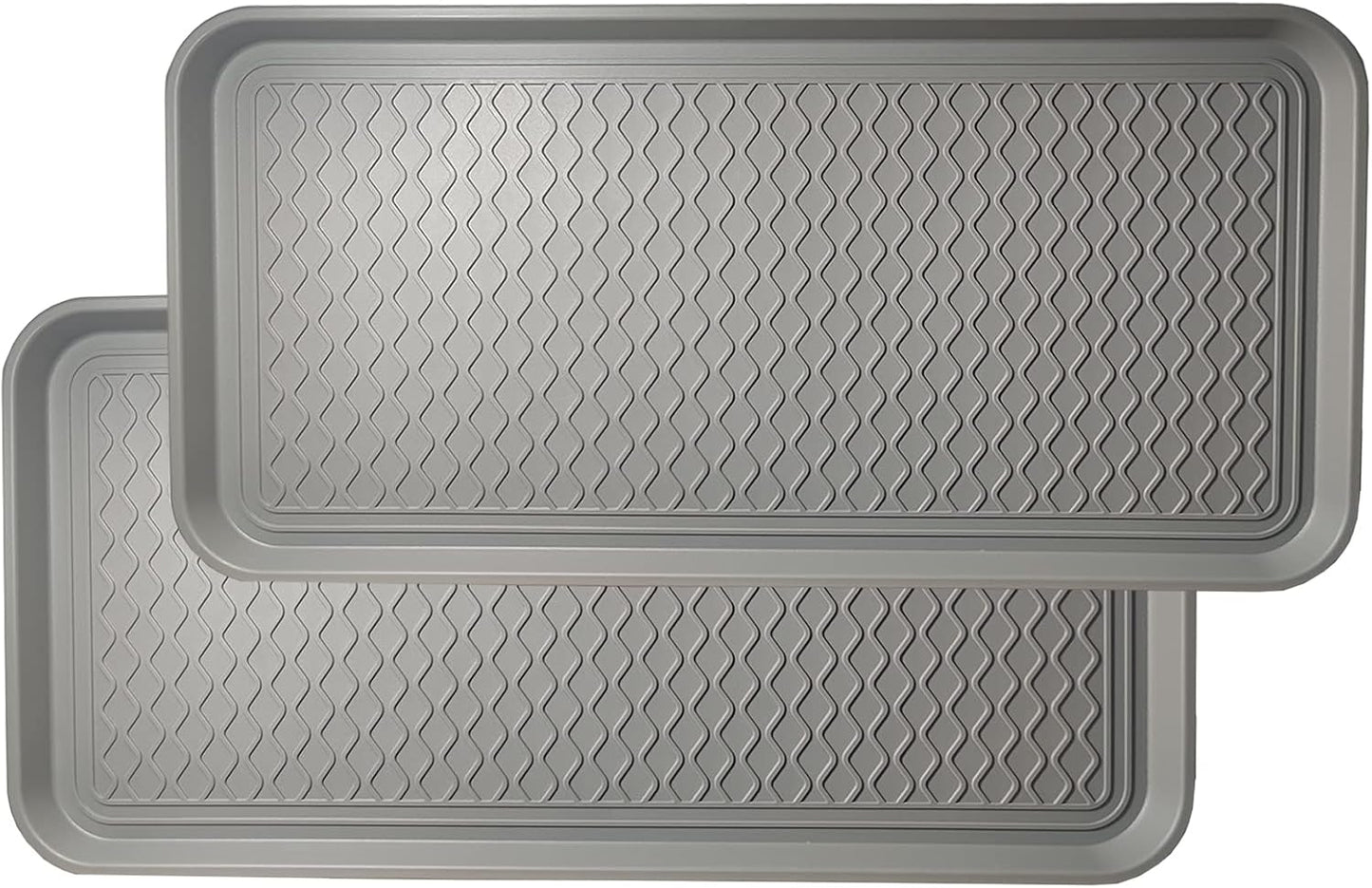 Large Multifunctional Boot Tray 2 Pack for Indoor Outdoor Use