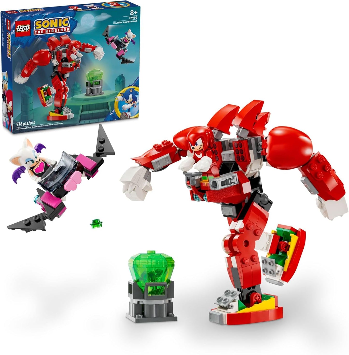 Build Knuckles' Guardian Mech - Sonic-Inspired Action Toy
