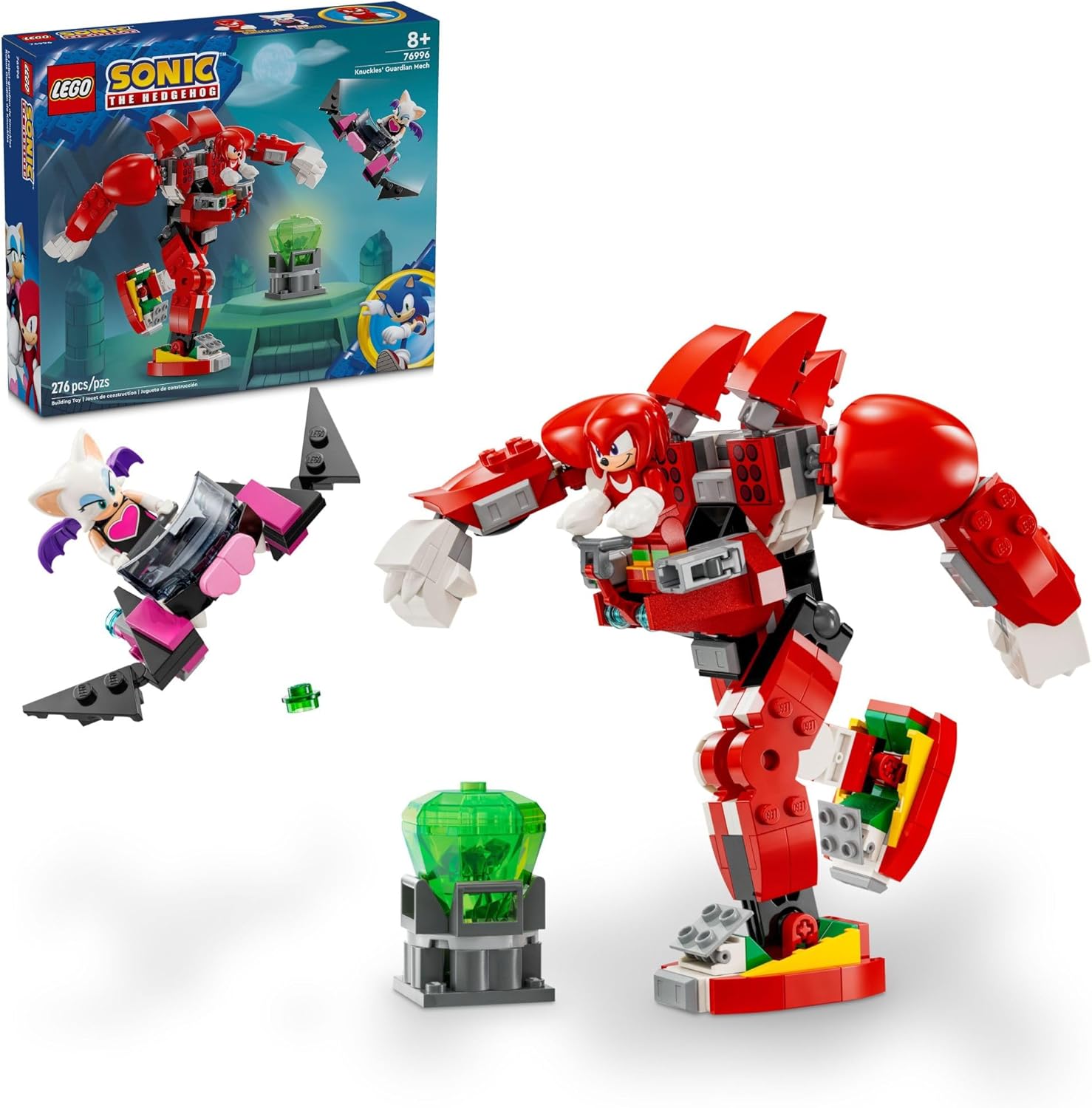 Build Knuckles' Guardian Mech - Sonic-Inspired Action Toy