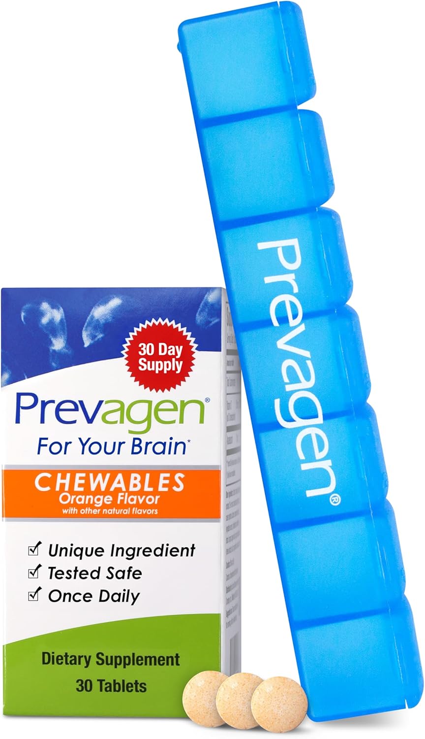 Prevagen Regular Strength Orange Chewables for Brain Health