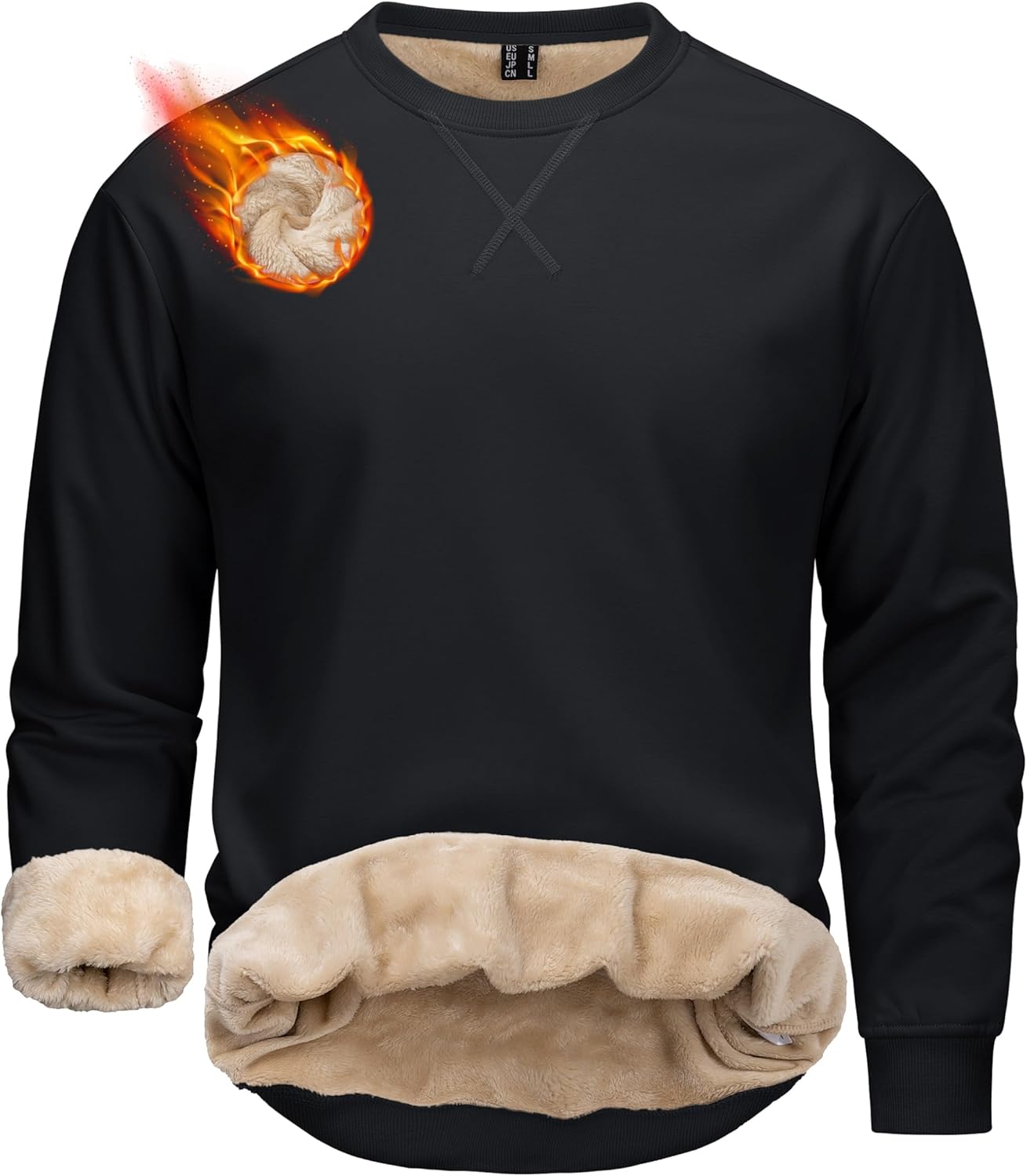 MAGCOMSEN Men's Crewneck Sweatshirt for Ultimate Winter Comfort