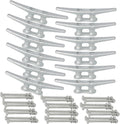 Dock Cleats 6/8/10/12/14 in Hot Dipped Galvanized Cast Iron - Heavy
