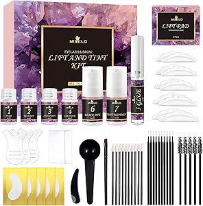 Lash Lift Kit and Brow Lamination Kit for Home and Salon Use