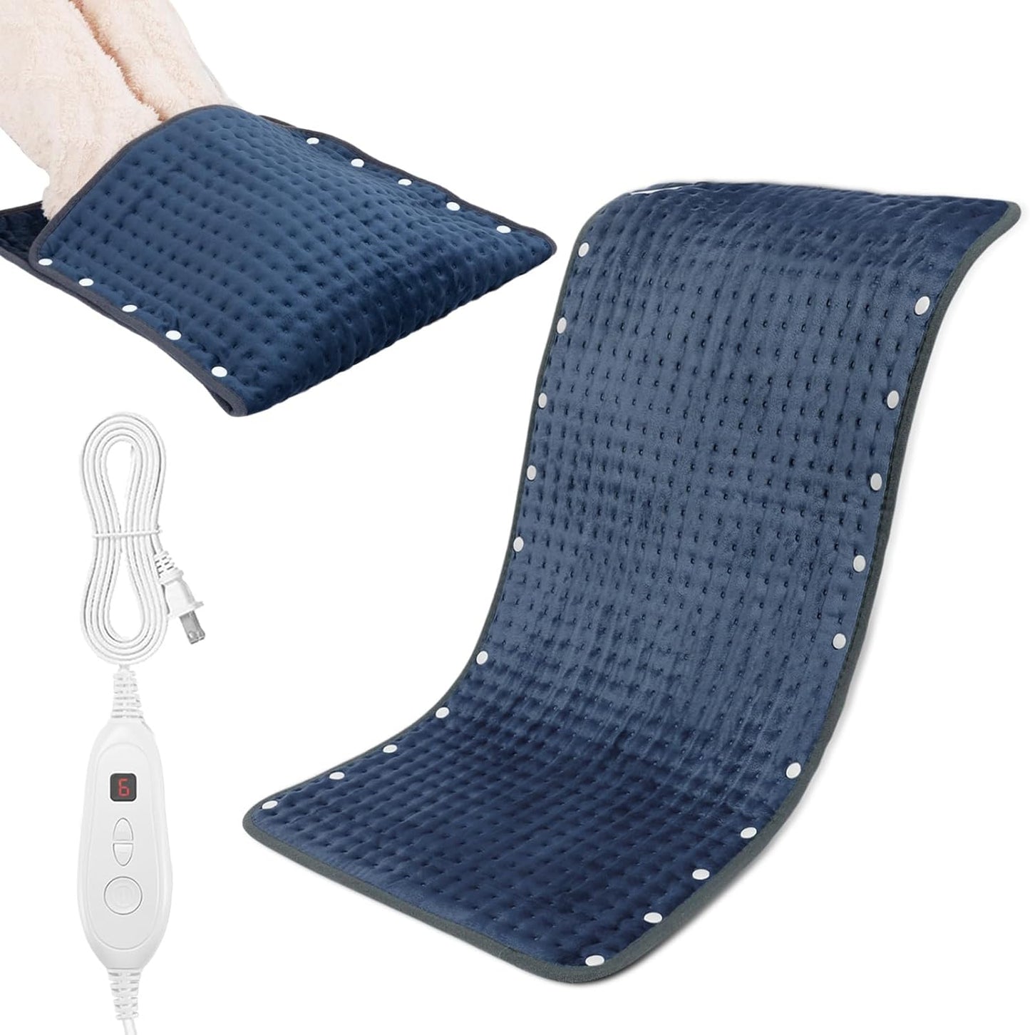 DAILYLIFE Heating Pad for Pain Relief and Comfort with Safety