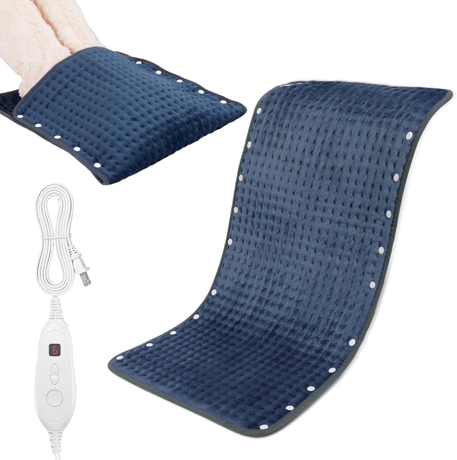 DAILYLIFE Heating Pad for Pain Relief and Comfort with Safety