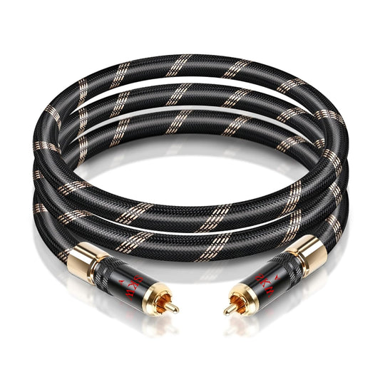 SKW Audiophiles Subwoofer Lock RCA Cable for HiFi Systems
