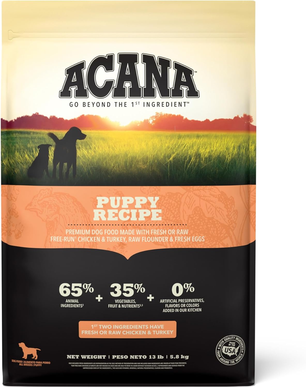 ACANA Grain Free Puppy Recipe Dry Dog Food for Healthy Growth