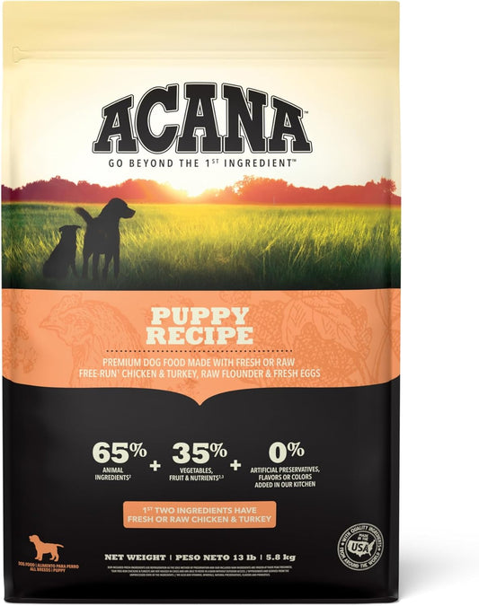 ACANA Grain Free Puppy Recipe Dry Dog Food for Healthy Growth
