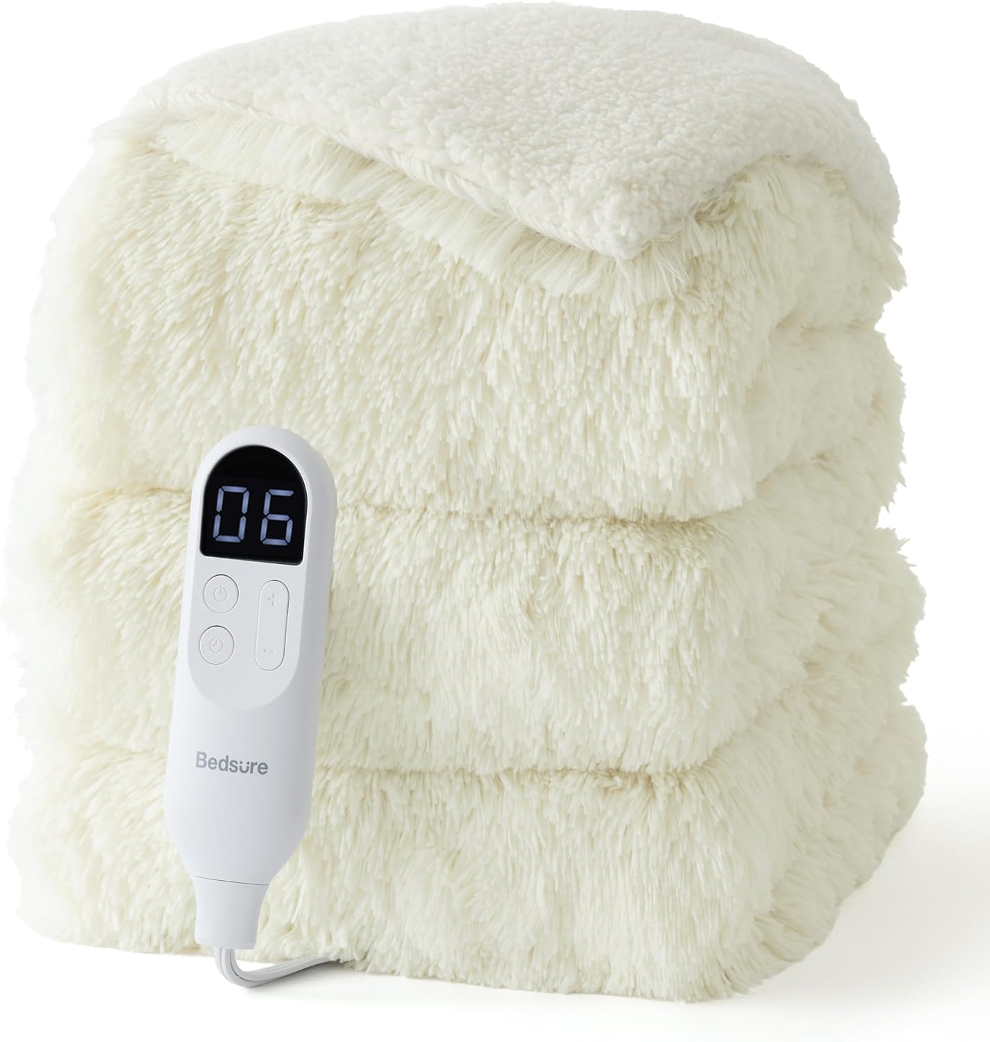Faux Fur Heated Blanket Twin Size for Cozy Warmth and Comfort