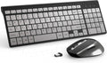 Wireless Keyboard Mouse Set for Travel - Sleek and Ergonomic Design