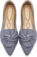 Flats for Womens Pointed Toe Ballet Flats with Bow (Style YJS6)