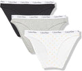Cotton Stretch Bikini Panties 3 Pack - Women's Logo Comfort