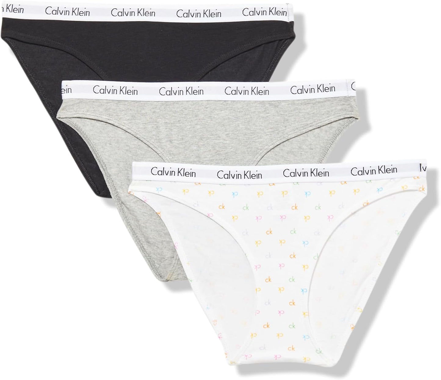 Calvin Klein Women's Carousel Logo Cotton Stretch Bikini Panties