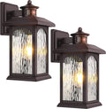 Motion Sensor Outdoor Lights - 2 Pack Brown Dusk to Dawn - Reliable