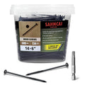 6 Inch Deck Screws Heavy-Duty Wood Screws Fastener Kit