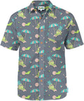 Tipsy Elves Hawaiian Shirts for Men - Stretch Modern Fit California