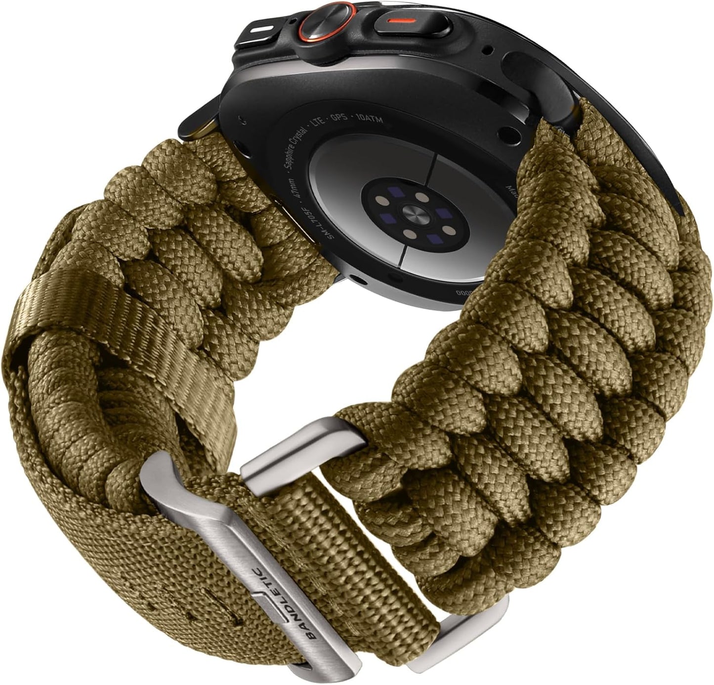 Nylon Paracord Bands for Samsung Galaxy Watch Ultra 47mm Men