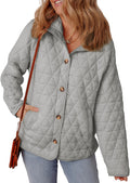 EVALESS Lightweight Diamond Quilted Jacket - Cozy Casual Layer