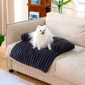 FUNNY FUZZY Pet Couch Cover for Sofa, Cozy Dog Bed Mat