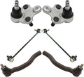 TRQ Front Steering & Suspension Kit Ball Joint Sway Bar Link Tie