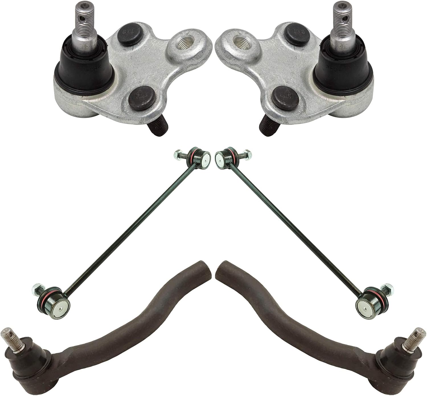 TRQ Front Steering & Suspension Kit for Acura ILX and Honda Civic