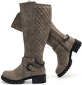 Luoika Women's Extra Wide Calf Knee High Boots - Wide