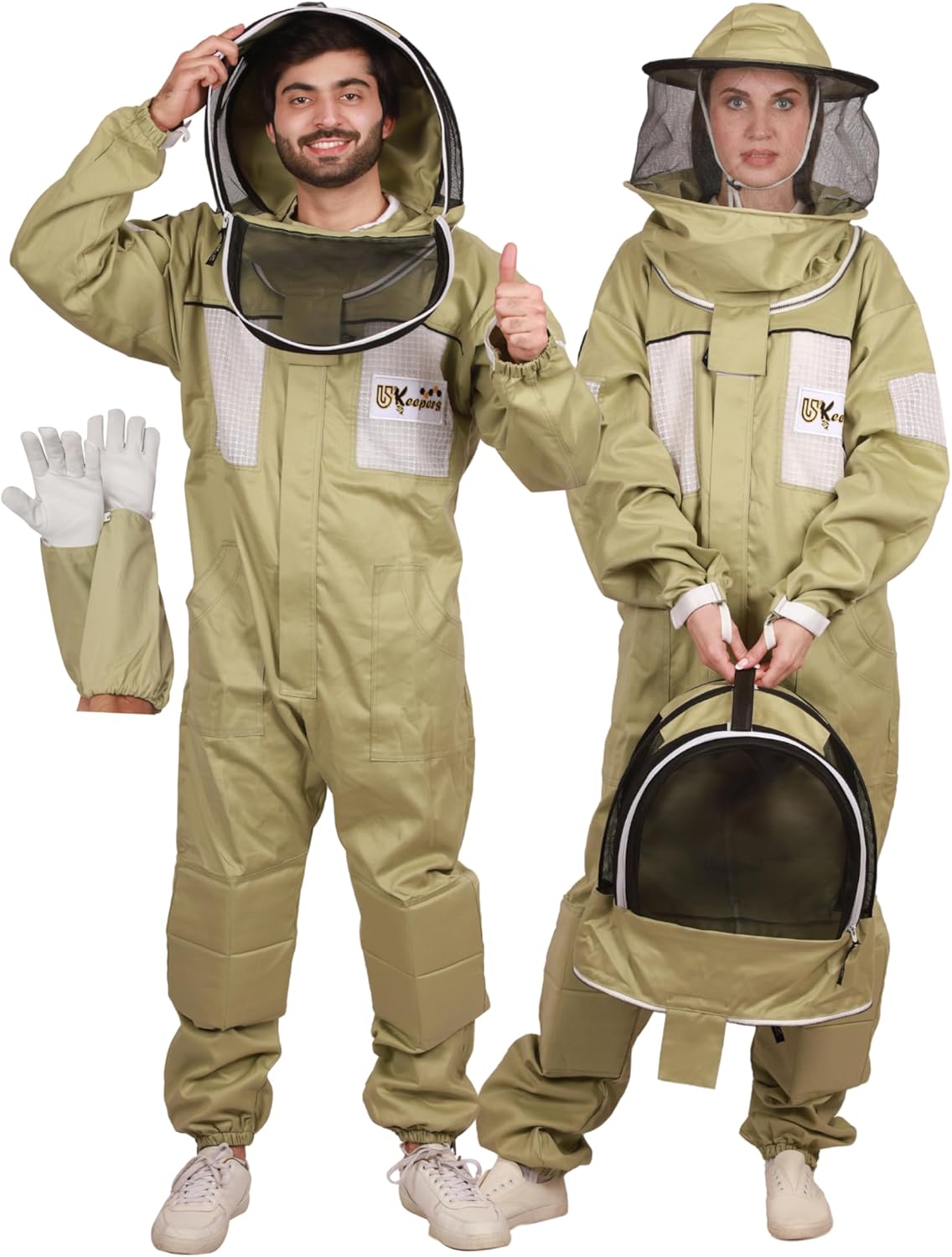 Ultra-Ventilated Polycotton Beekeeping Suit for Men & Women