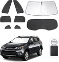 Windshield Sun Shade Custom Fit for 2013-2018 Toyota RAV4 - Keeps Car