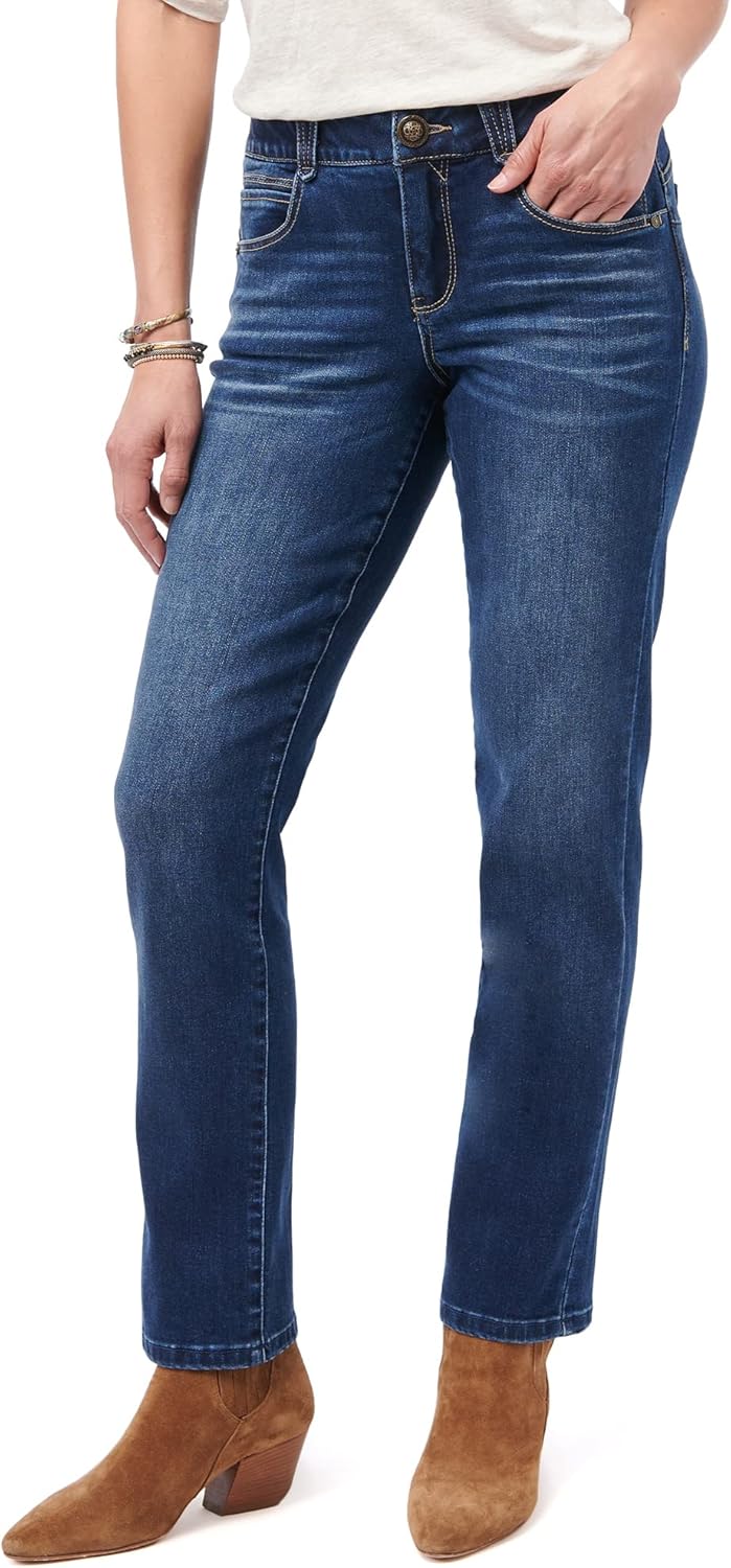 Democracy Women's Ab Solution High Rise Straight Leg Jean Review