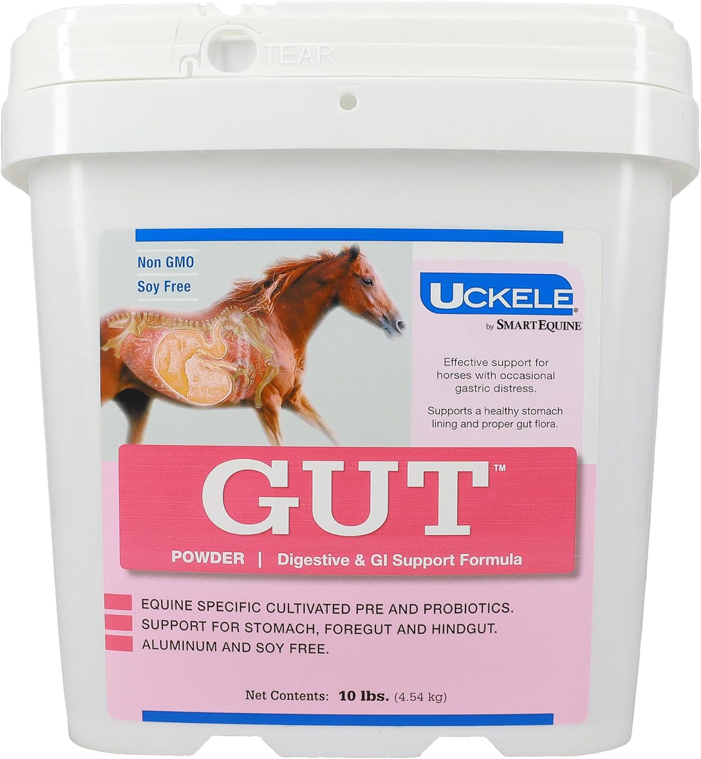 Uckele Gut Powder for Horses | Healthy Probiotics & Prebiotics